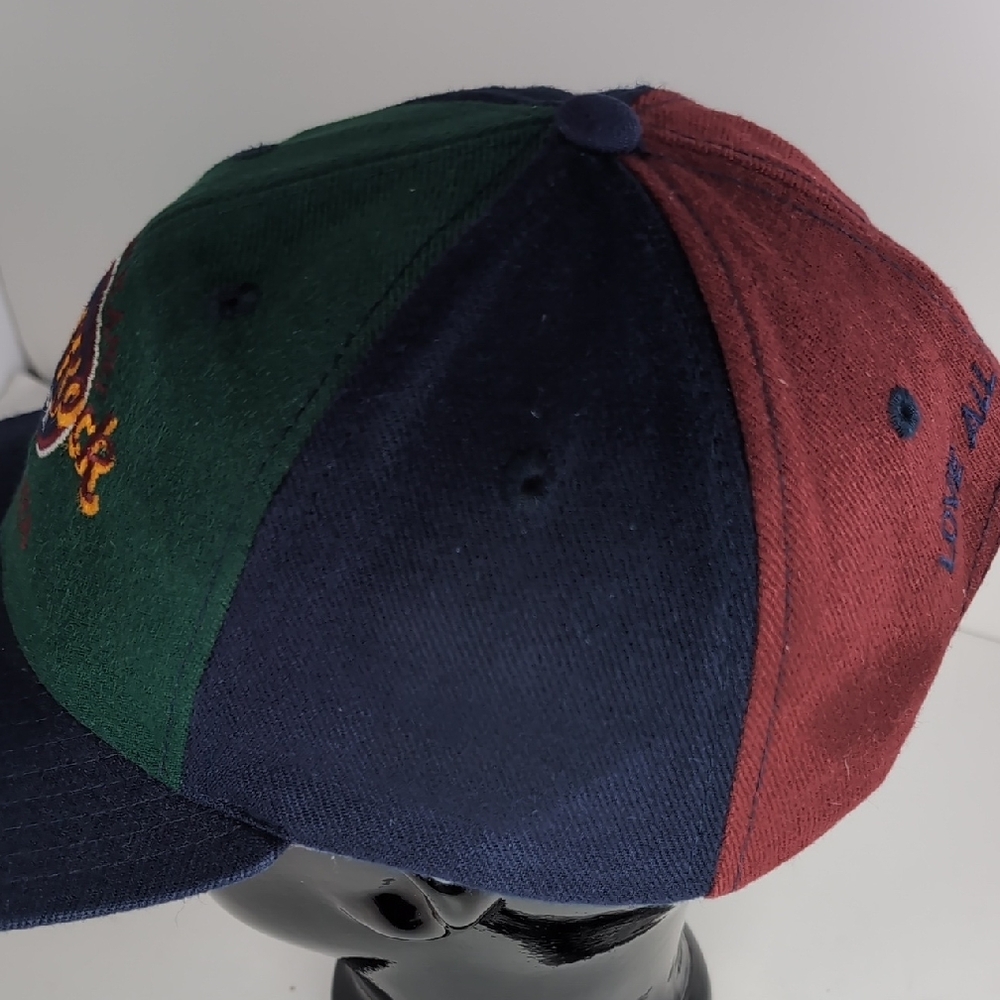 Vintage 90's Hard Rock Cafe "Atlanta" Adj Hat Spellout Embroidery Tricolors!!!!! - Picture 9 of 14